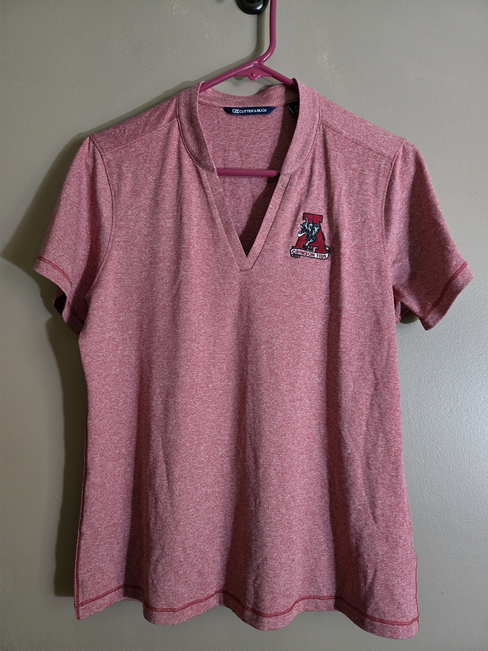 Cutter & Buck Alabama Crimson Tide Forge Blade Top M